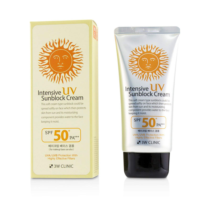 3W Clinic Intensive UV Sunblock Cream SPF 50+PA+++ (70 ML)