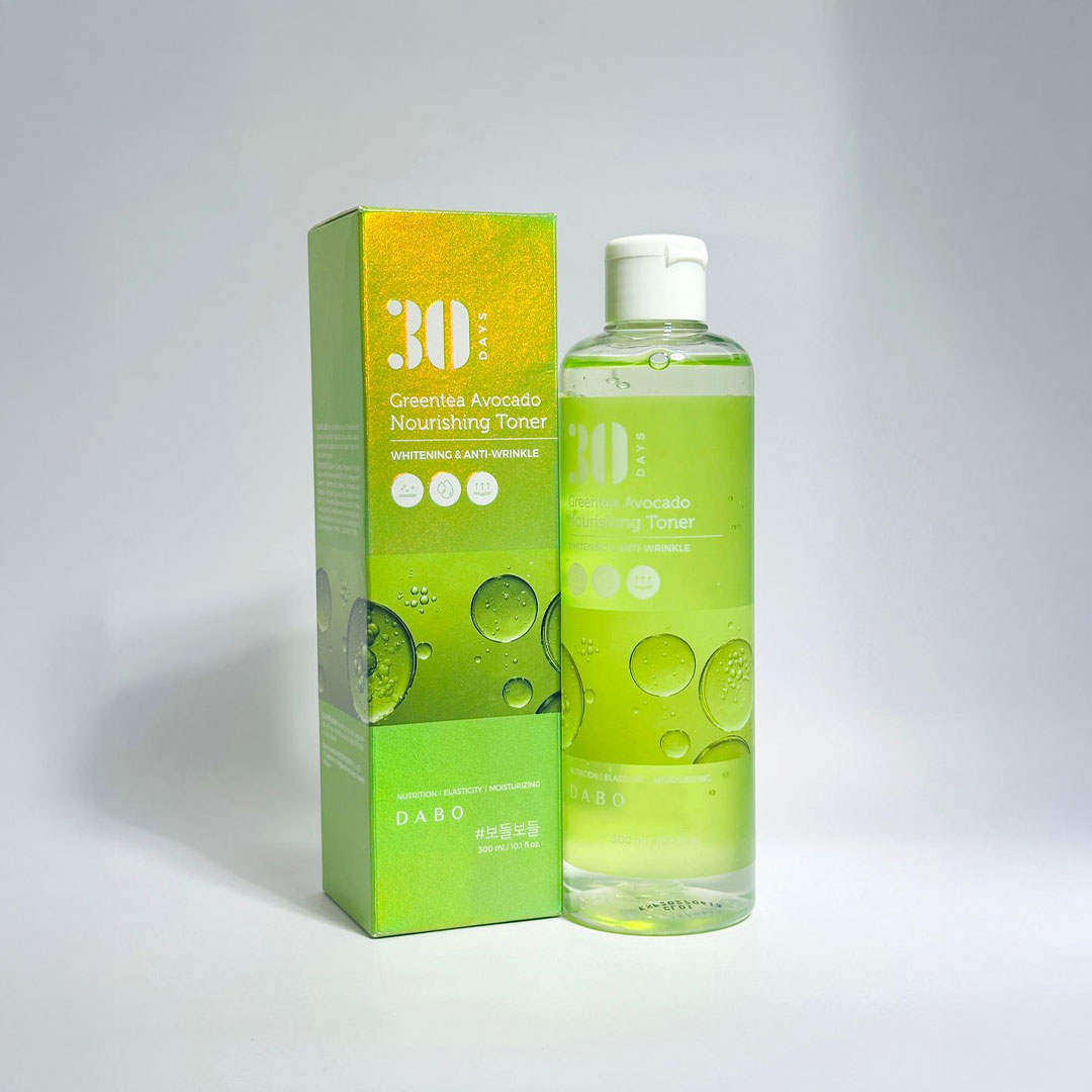 Dabo 30 Days Greentea Avocado Nourishing Toner (150ml)